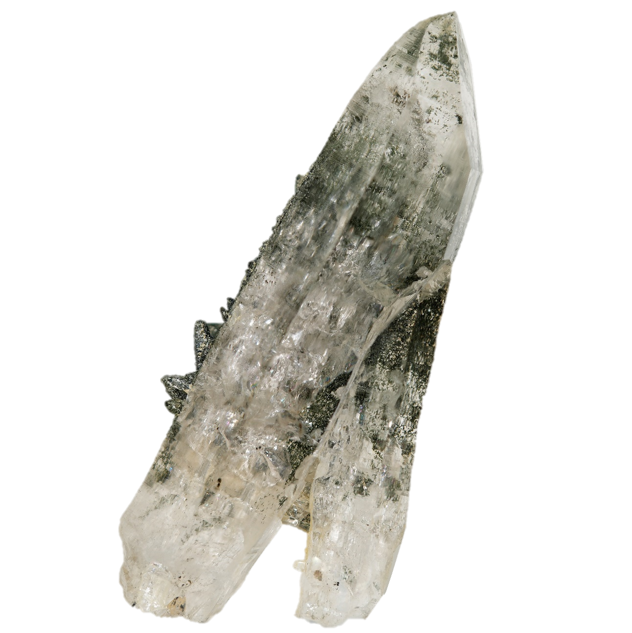 Ästhetischer Bergkristall aus dem Floitental (10.0 cm x 4.1 cm)