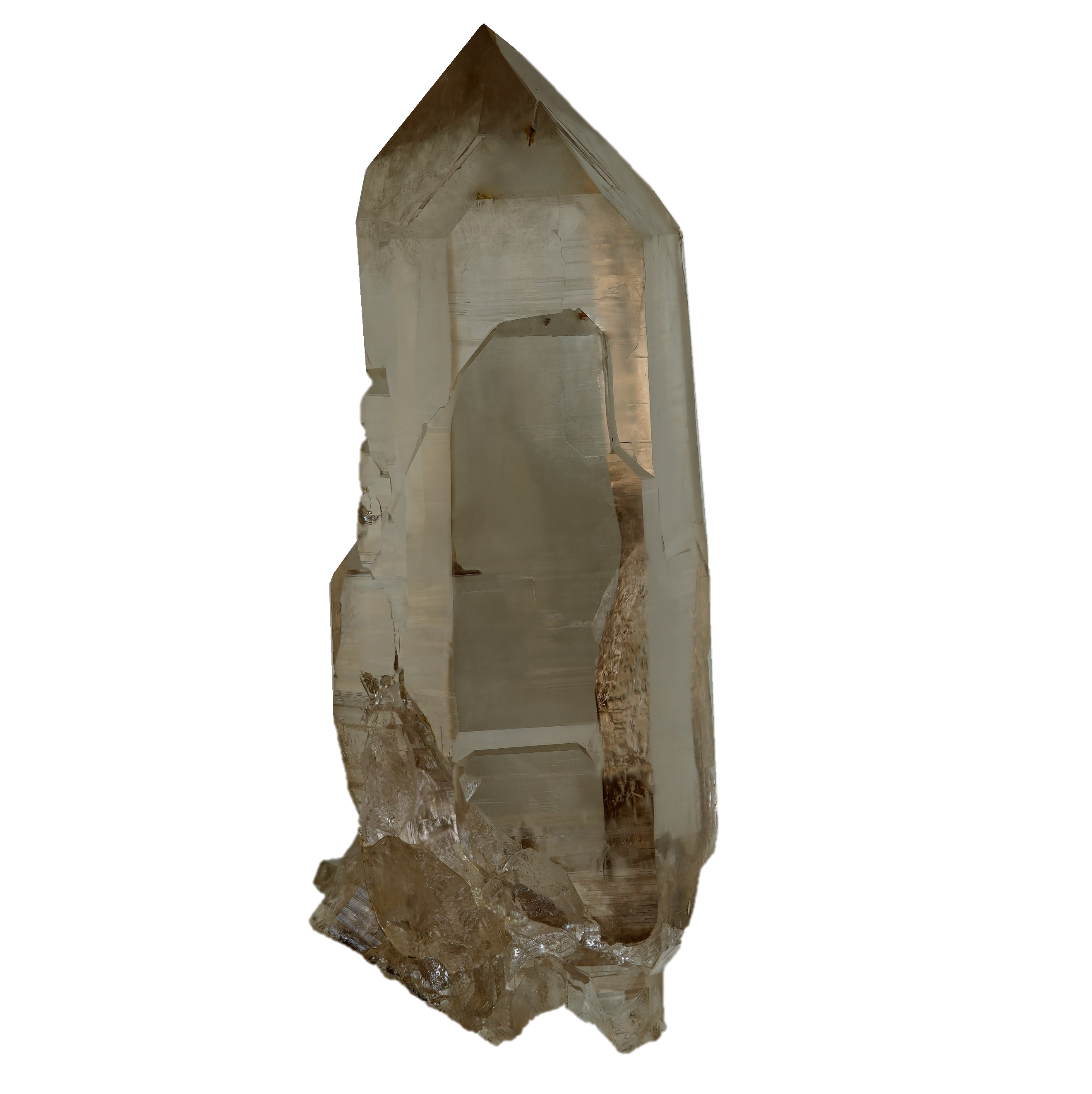 Wasserklarer Bergkristall vom Planggenstock (11.7 cm x 4.6 cm)