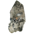 Großer Bergkristall mit Hämatit aus dem Felbertal (9.4 cm x 8.4 cm)