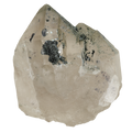 Bergkristall mit Hämatit aus dem Felbertal (8.0 cm x 6.7 cm)