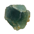 Blue Fluorite crystal from the Dürrschrennen Cave (4.1 cm x 3.7 cm)
