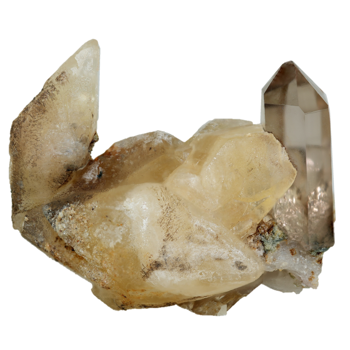 Hematite with Quartz & Rutile from the Cavradi Gorge (5.5 cm x 5.1 cm)