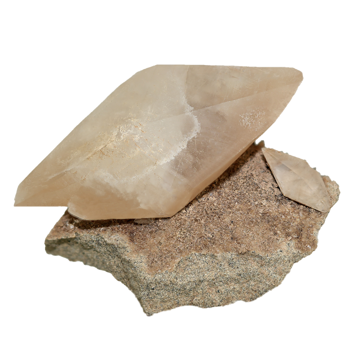 Ästhetische Calcit Gruppe aus Vorarlberg (4.8 cm x 3.3 cm)