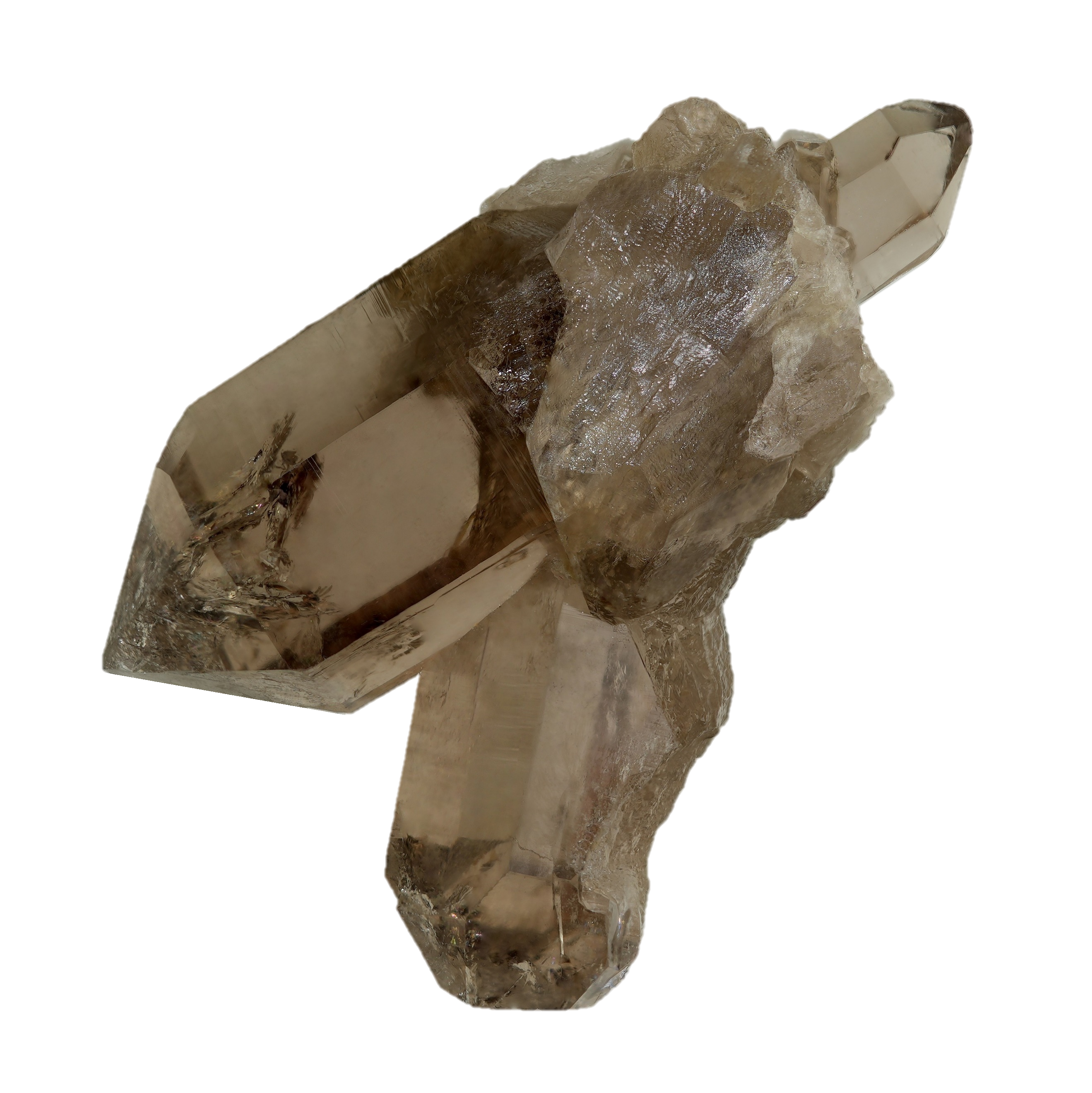 Perfektes Rauchquarz Kristallstück von der Göscheneralp (6.8 cm x 6.5 cm)