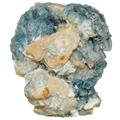 Eisblaue Fluorit Stufe vom Rehrlköpfl (10.9 cm x 9.3 cm)