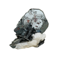 Hematite & Rutile with Adularia from Cavradischlucht (3.0 cm x 2.8 cm)