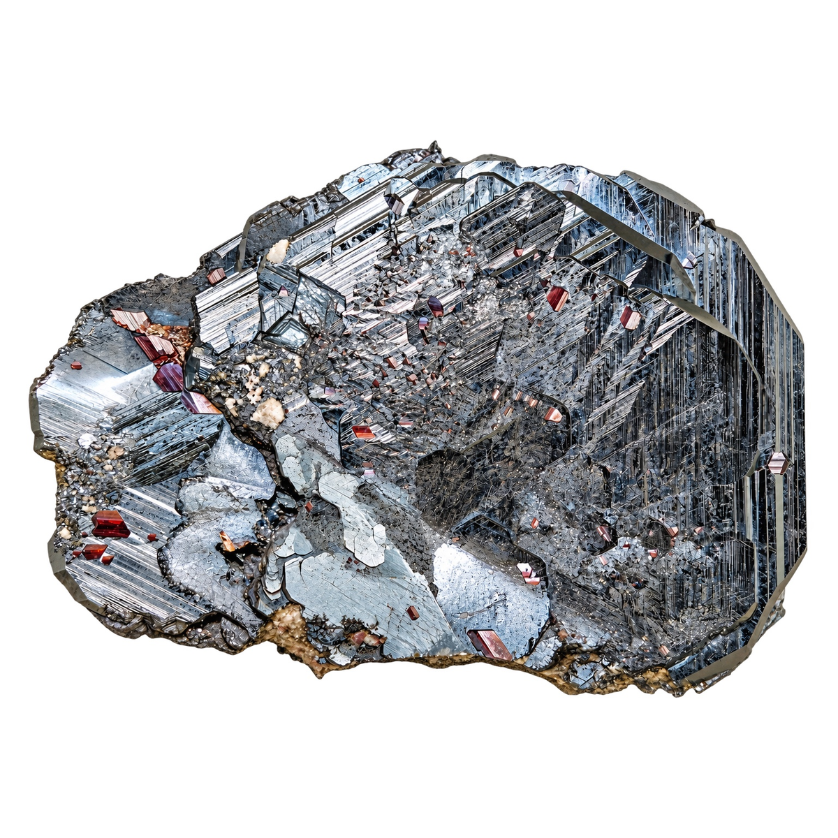 Hematite & Rutile from Cavradischlucht (4.5 cm x 3.4 cm)