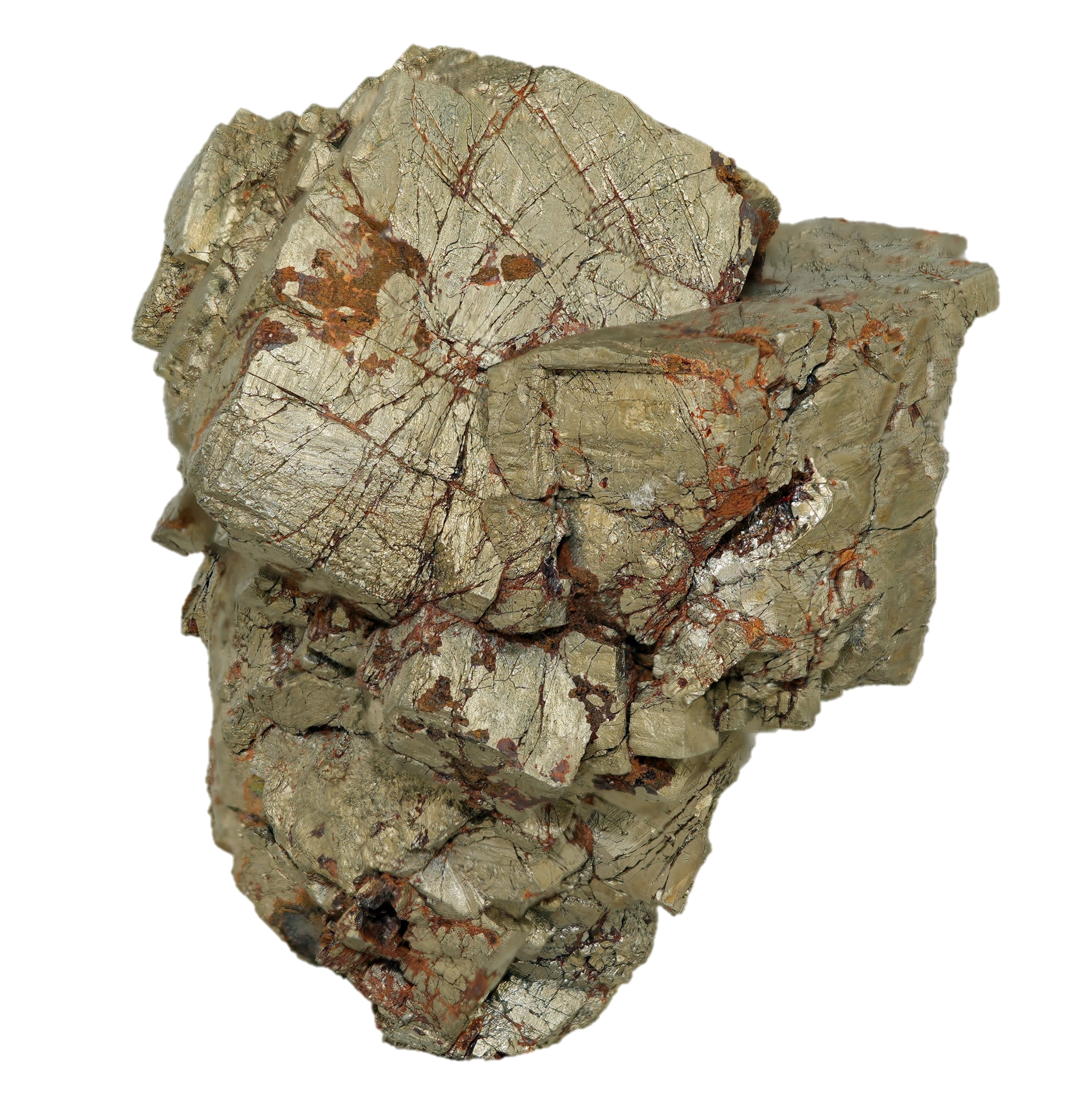 Seltener Kluft Pyrit Kristall vom Dachberg (6.2 cm x 6.2 cm)