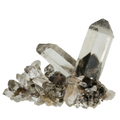 Chlorite Quartz crystal from Val Cristallina (9.5 cm x 5.4 cm)