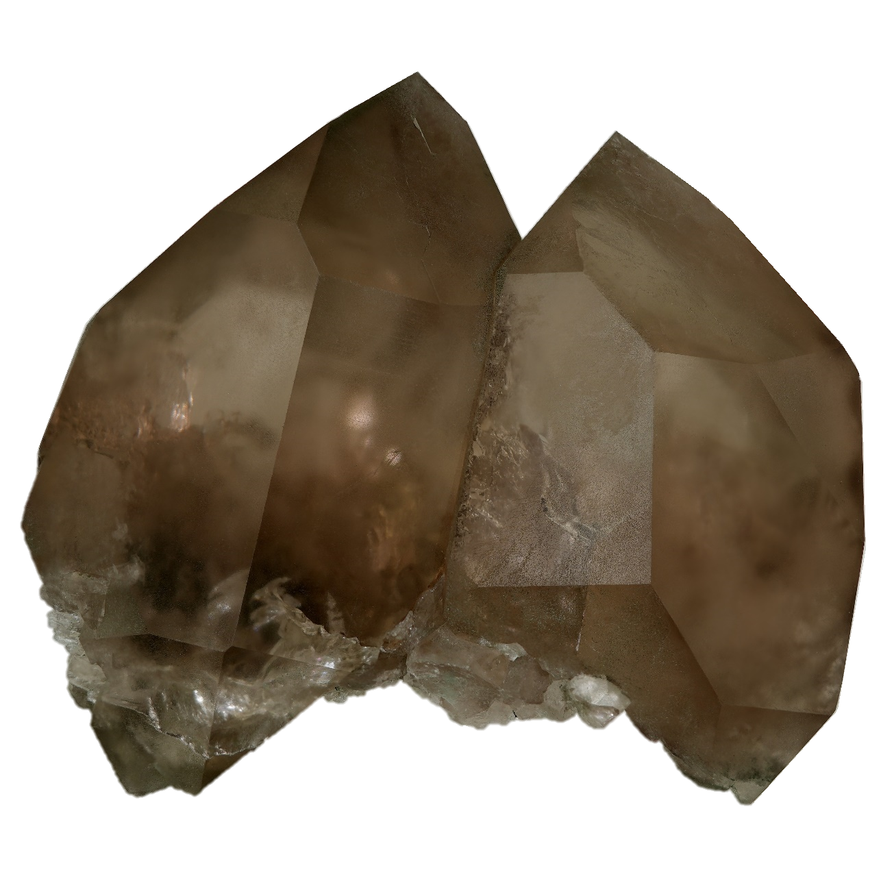 Ästhetische Rauchquarz Gruppe vom Galenstock (9.2 cm x 8.4 cm)