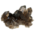 Smoky Quartz group from Val de Trient (9.1 cm x 7.3 cm)