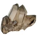Aesthetic smoky Quartz group from Galenstock (9.2 cm x 8.4 cm)