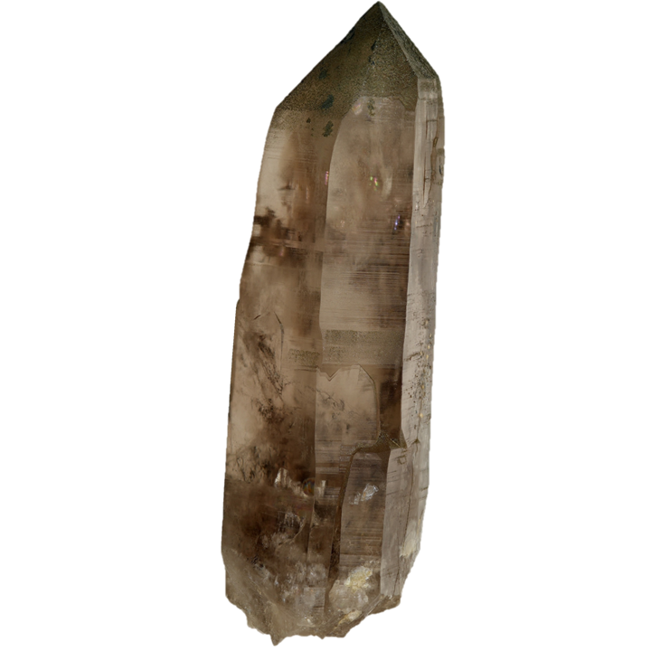 Großer Rauchquarz Kristall von der Göscheneralp (10.8 cm x 3.8 cm)