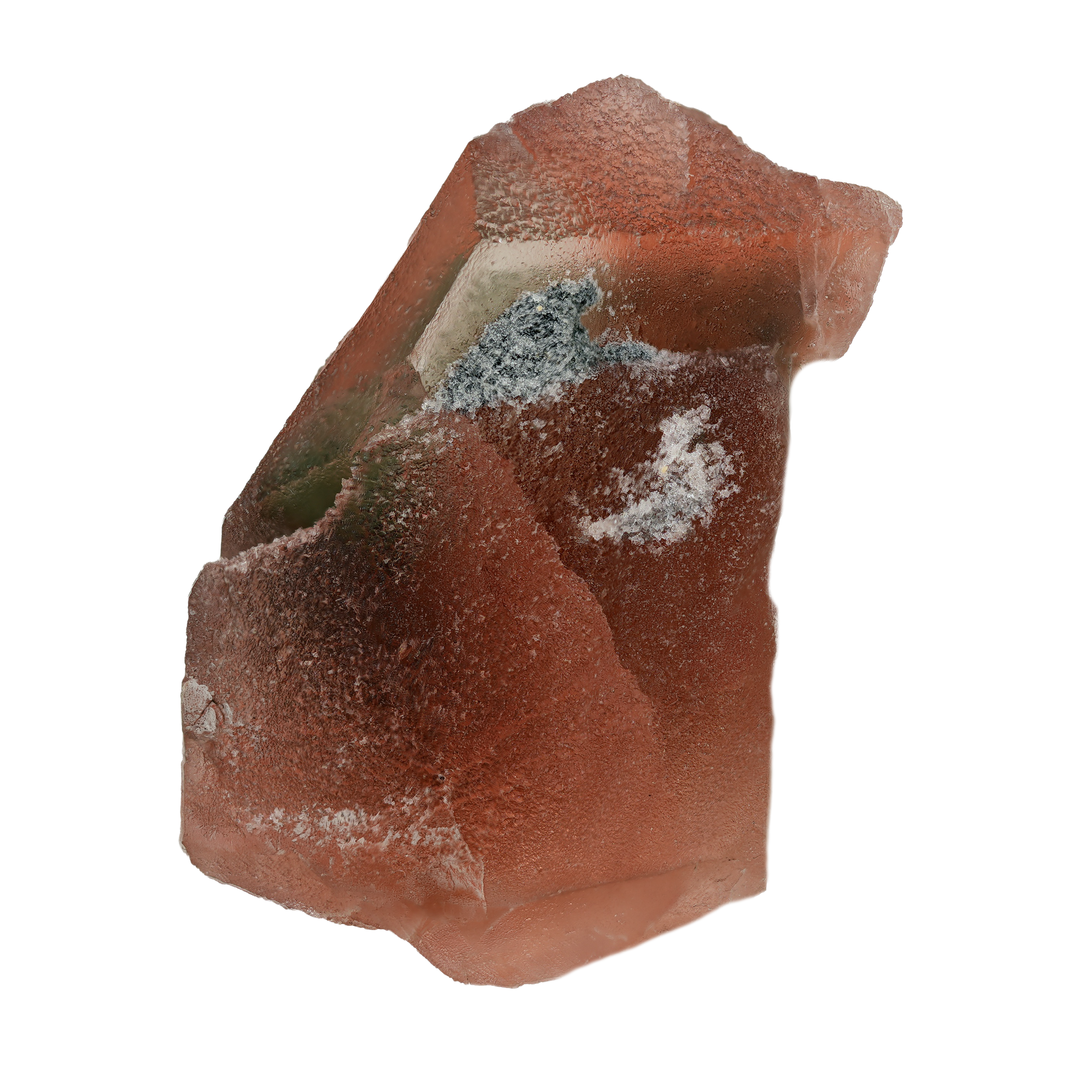 Fluorite crystal with a Phantom from the Göscheneralp (3.3 cm x 3.1 cm)