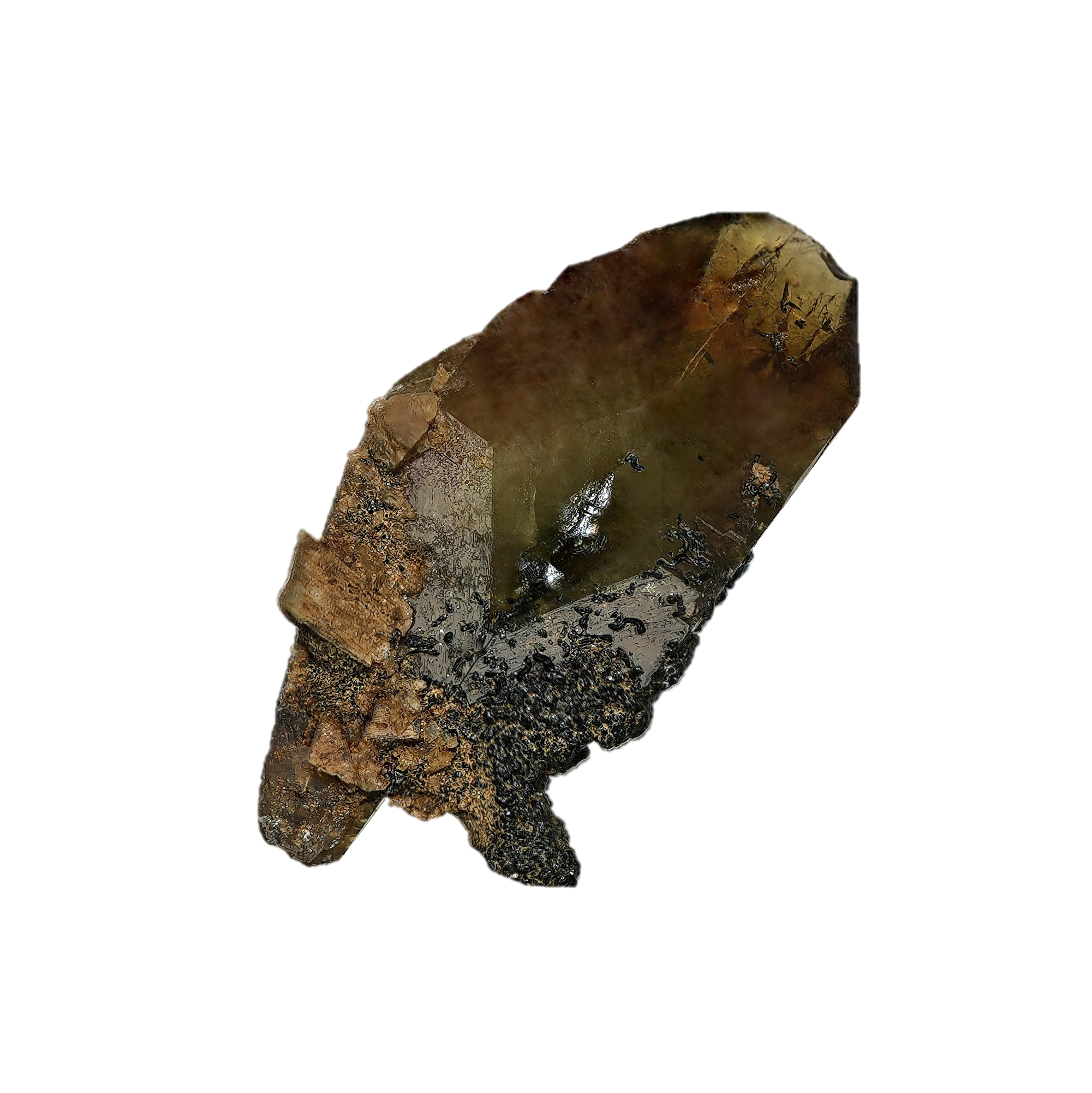 Perfekter Sphen Zwillingskristall aus dem Felbertal (2.9 cm x 1.4 cm)