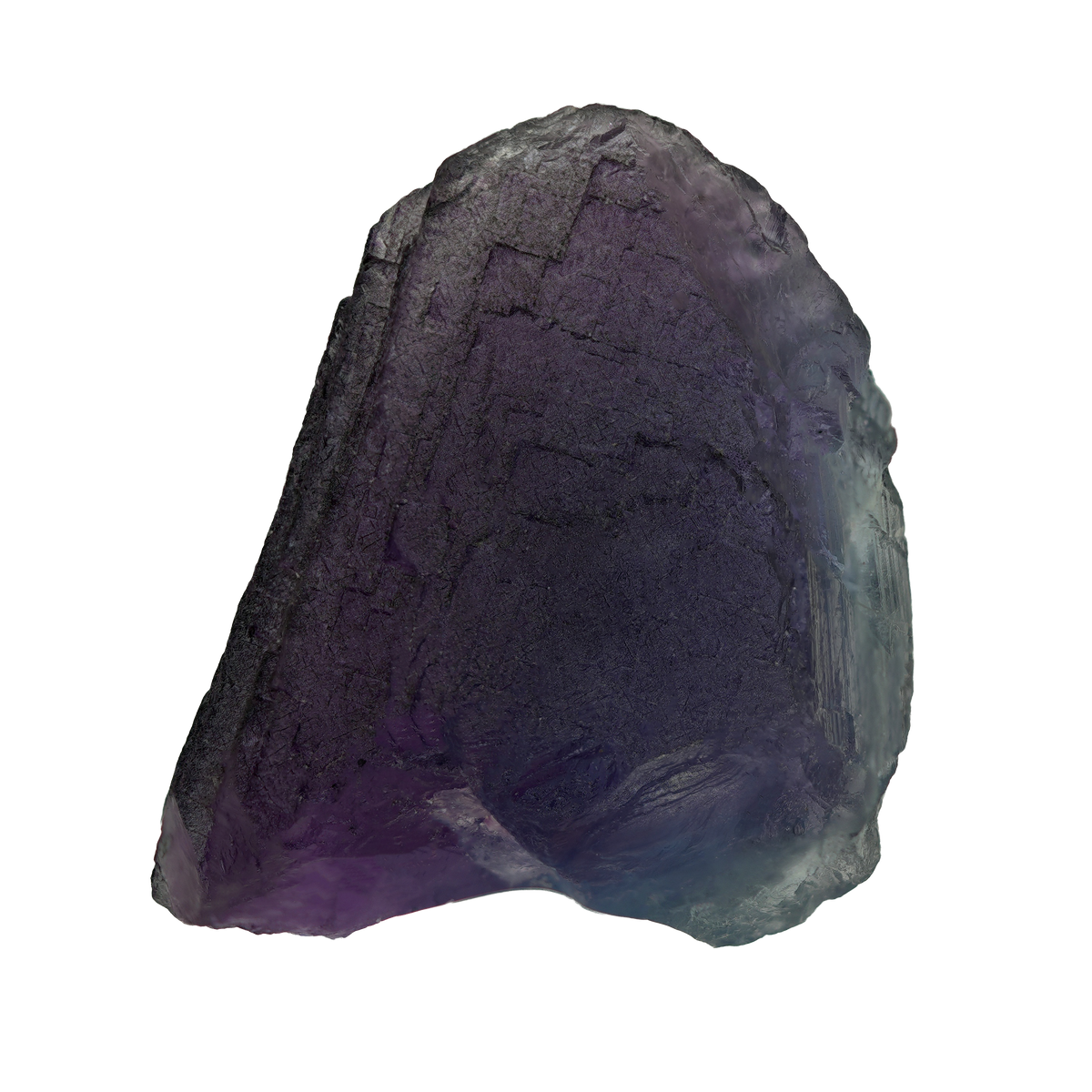 Zweifarbiger Fluorit Kristall aus dem Lungau (4.0 cm x 2.7 cm)