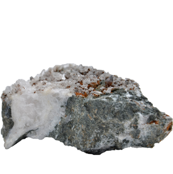 Anatas & Bergkristall auf Matrix aus Tessin (11.0 cm x 7.1 cm)