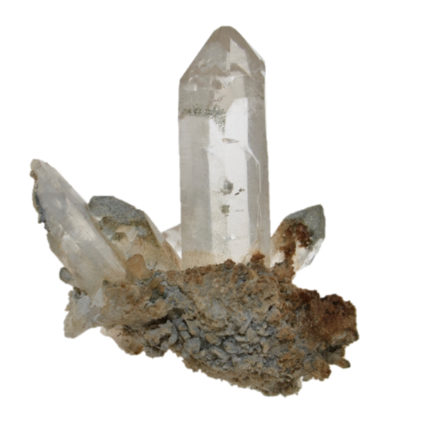 Bergkristall Stufe aus dem Maderanertal (9.0 cm x 8.5 cm)
