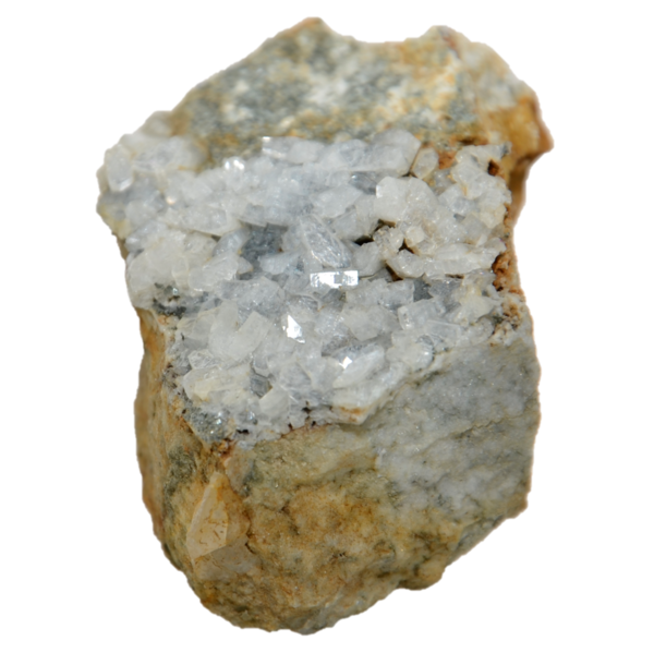Seltene Heulandit Kristalle aus dem Bruchgraben (5.0cm x 4.1cm)