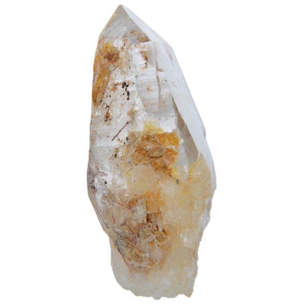 Wasserklarer Bergkristall mit Rutil aus dem Rauriser Tal (11.5cm x 5.0cm)
