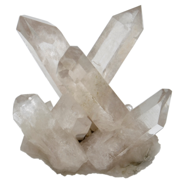 Ästhetische Bergkristall Gruppe aus dem Voralptal (10.5 cm x 9.0 cm)