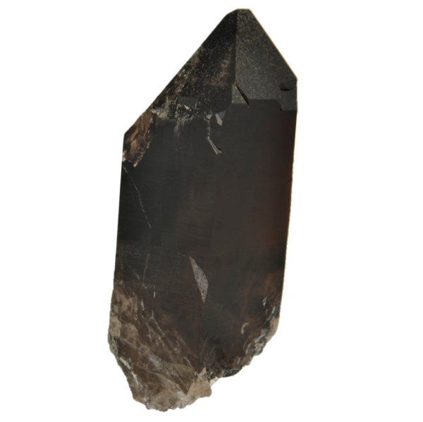 Dunkler Rauchquarz Kristall vom Galenstock (11.0 cm x 5.1 cm)
