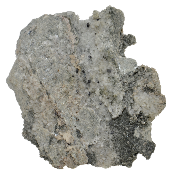 Anatas Kristalle & Calcit auf Matrix von der Oberalp (10.5 cm x 9.1 cm)