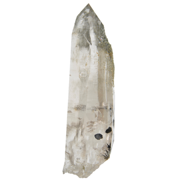 Großer Bergkristall mit Ilmenit aus dem Val Nalps (13.8 cm x 4.7 cm)