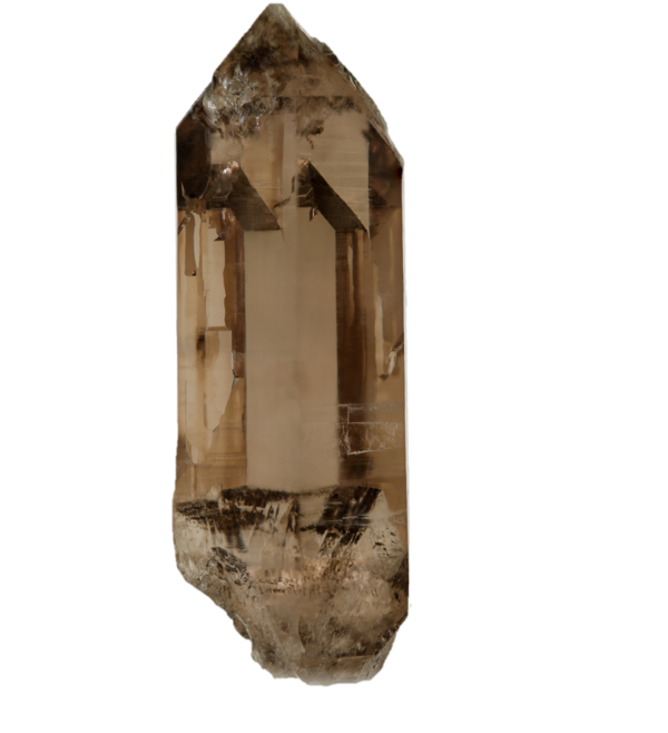 Wasserklarer Rauchquarz Kristall von der Göscheneralp (11.6 cm x 4.5cm)