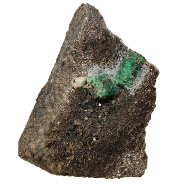 Perfekte Smaragd Stufe aus dem Habachtal (5.5cm x 4.5cm)